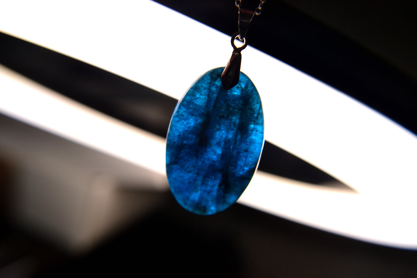 MYSTIC GEMS One of a Kind Apatite Pendant Necklace 925 Sterling Silver MG20262235