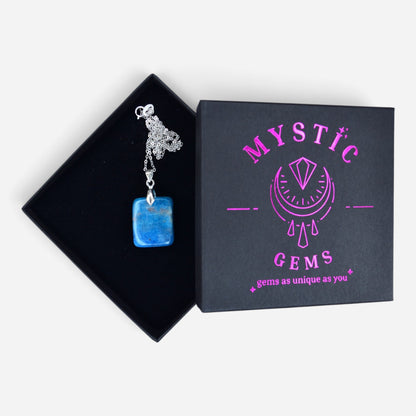 MYSTIC GEMS One of a Kind Apatite Pendant Necklace 925 Sterling Silver MG20262238