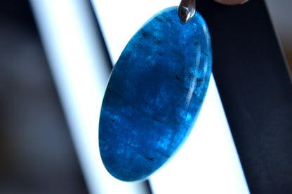MYSTIC GEMS One of a Kind Apatite Pendant Necklace 925 Sterling Silver MG20262207 - Mystic Gems