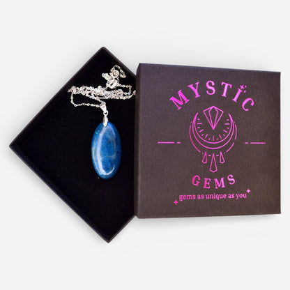 MYSTIC GEMS One of a Kind Apatite Pendant Necklace 925 Sterling Silver MG20262207 - Mystic Gems