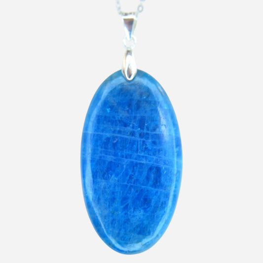 MYSTIC GEMS One of a Kind Apatite Pendant Necklace 925 Sterling Silver MG20262221 - Mystic Gems
