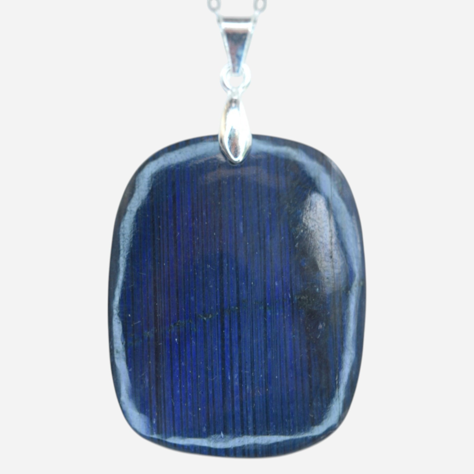 MYSTIC GEMS One of a Kind Blue Fire Labradorite Pendant Necklace 925 Sterling Silver MG20262222 - Mystic Gems