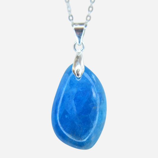 MYSTIC GEMS One of a Kind Apatite Pendant Necklace 925 Sterling Silver MG20262239