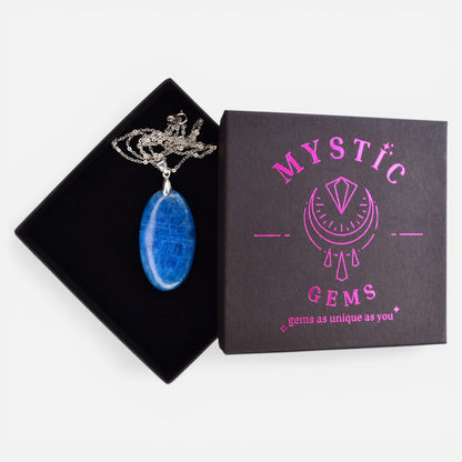MYSTIC GEMS One of a Kind Apatite Pendant Necklace 925 Sterling Silver MG20262221 - Mystic Gems