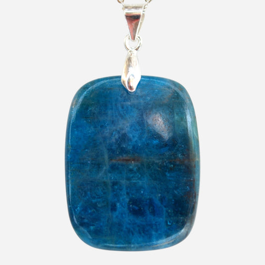 MYSTIC GEMS One of a Kind Apatite Pendant Necklace 925 Sterling Silver MG20262206